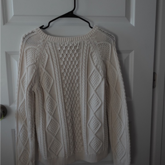 GAP Cream Cable Knit Sweater - Picture 3 of 4